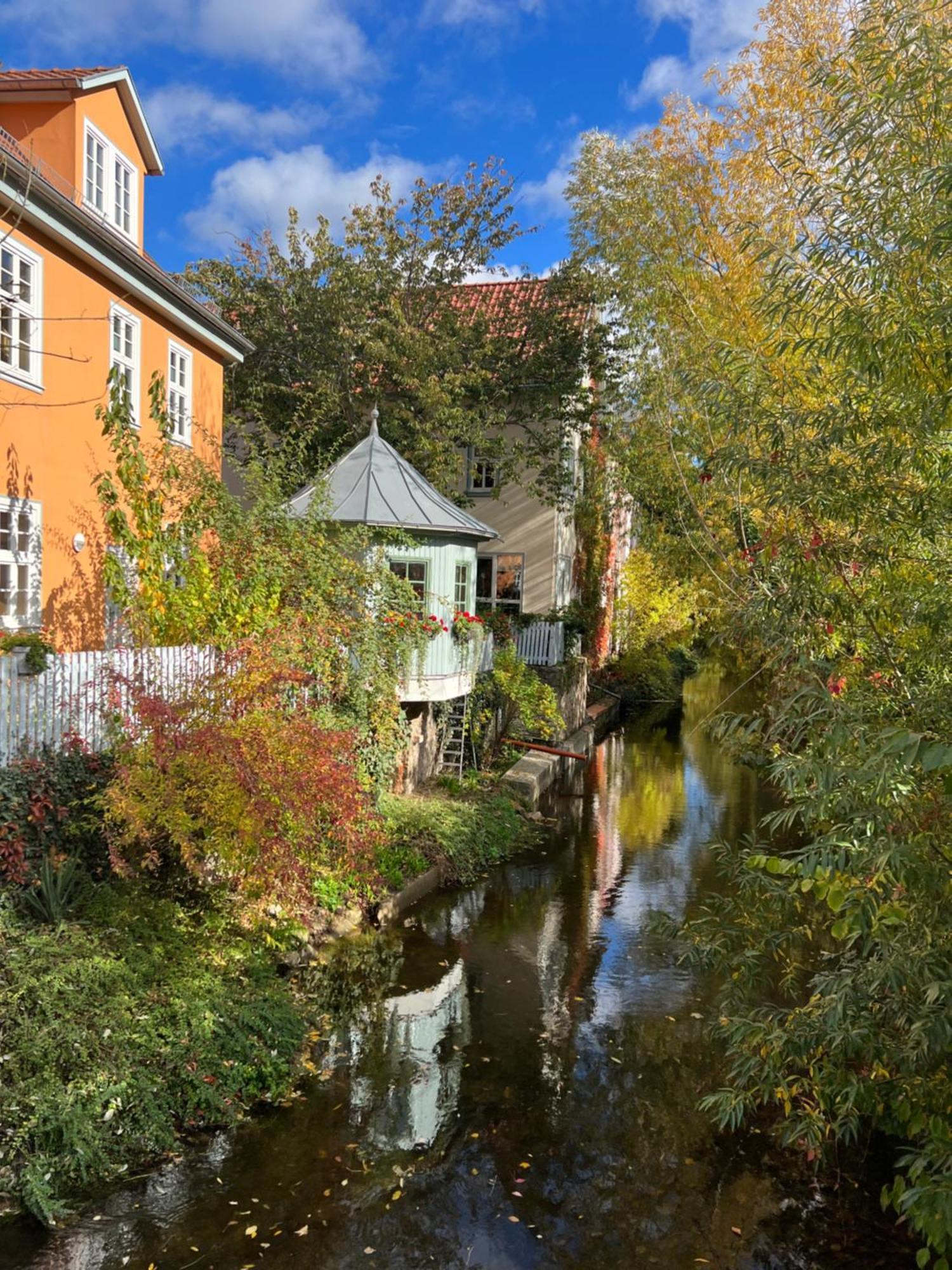 Ferienwohnung Schildblick Modernes Apartment Direkt In Der Altstadt Von Erfurt Nahe Der Kraemerbruecke - Beste Innenstadtlage Extérieur photo